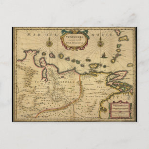 Carte du Venezuela par Hendrik Hondius (1630)