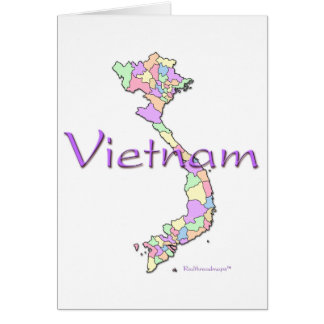 Carte du Vietnam