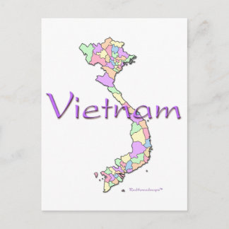 Carte du Vietnam