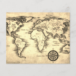 Carte du vieux monde