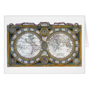 Carte du Vieux Monde par Claude Auguste Berey