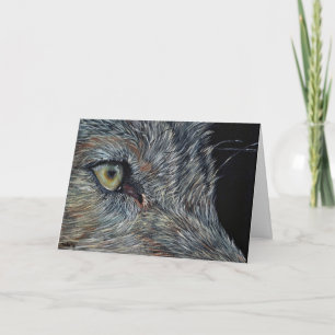 Carte Dubbele kaart wolf