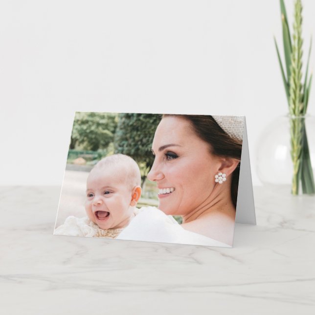 Carte Duchesse Kate et Prince Louis (Devant)