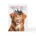 Duck Tolling Retriever Reine Jour drôle Anniversai