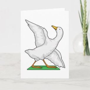 Carte Duck Yoga Méditation Fitness