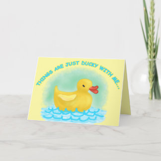 Carte DUCKY "VOUS MANQUANT"