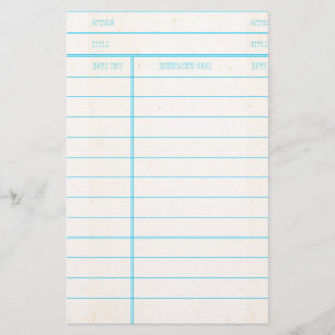 Carte due de date de livre de bibliothèque