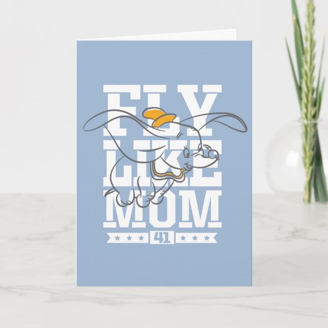Carte Dumbo | Fly Like Mom (Devant)