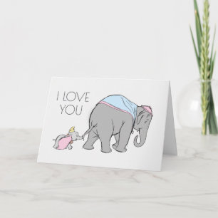Carte Dumbo suit sa mère de près