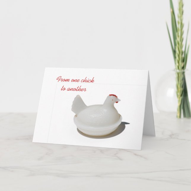 Carte D'un poussin à un autre (Devant)