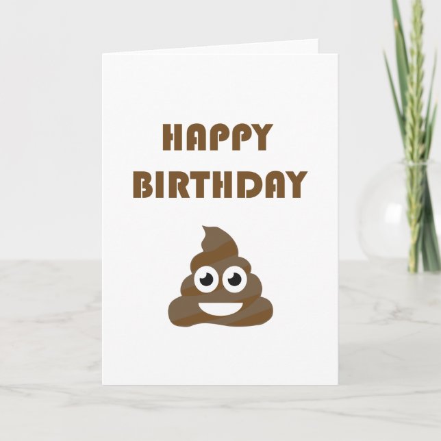 Carte Dunette mignonne drôle Emoji de partie de joyeux (Devant)
