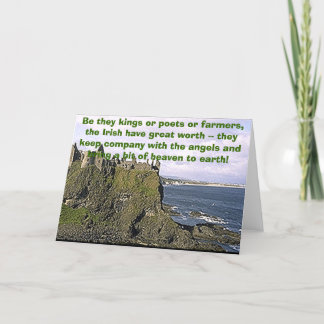 Carte Dunluce, Qu'ils soient rois, poètes ou fermiers, l