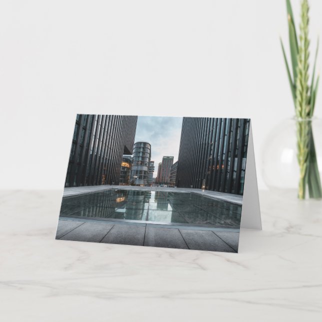 Carte Dusseldorf Allemagne (Devant)