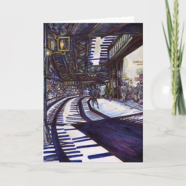 Carte Dusting the Piano (Devant)