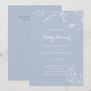Carte Dusty Baby shower de Magnolias Blancs