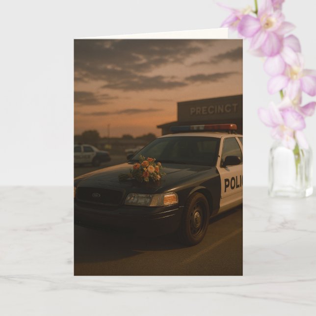 Carte "Duty Done, Rest Earned" Sympathy (Orchidée)