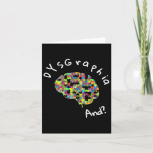 Carte Dysgraphie de sensibilisation Écriture Apprentissa