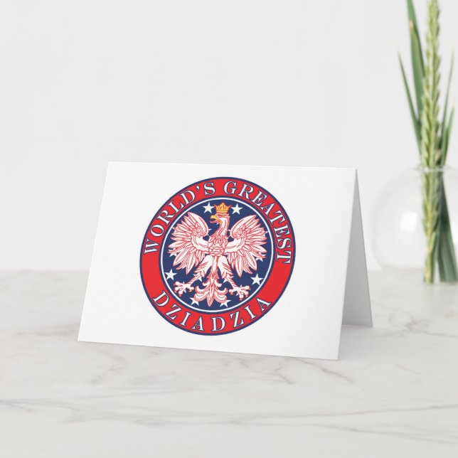 Carte Dziadzia la plus grande du monde (Devant)