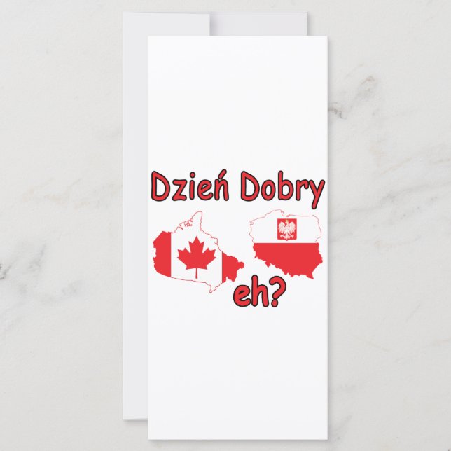 Carte Dzien Dobry, hein ? (Devant)