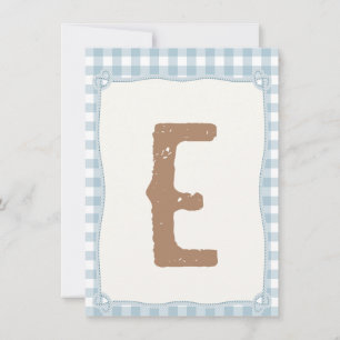 Carte E Plaid Blue First Rodeo Highchair