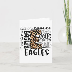 Carte Eagles École Mascot Leopard Plaid - Ck À L'École