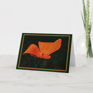 Carte Earth Laughs in Flowers : Poppy.  Inside quote