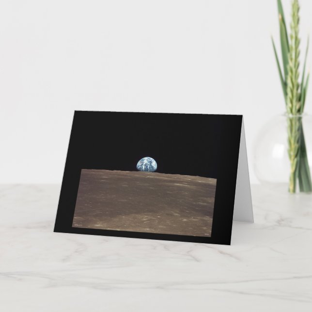 Carte Earthrise - Apollo 11 (Devant)