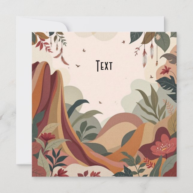 Carte Earthy Escape (Devant)
