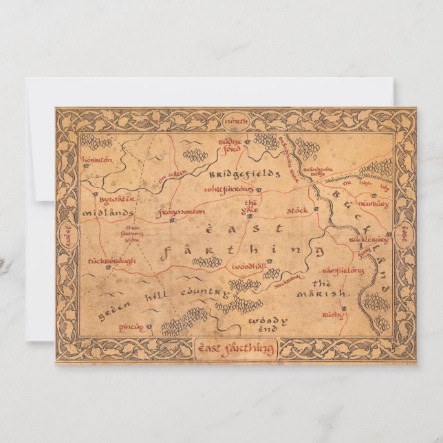 Carte East Farthing (Devant)