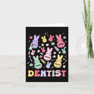 Carte Easter Dentist Retro Rdh Dental Hygienist Squad Bu