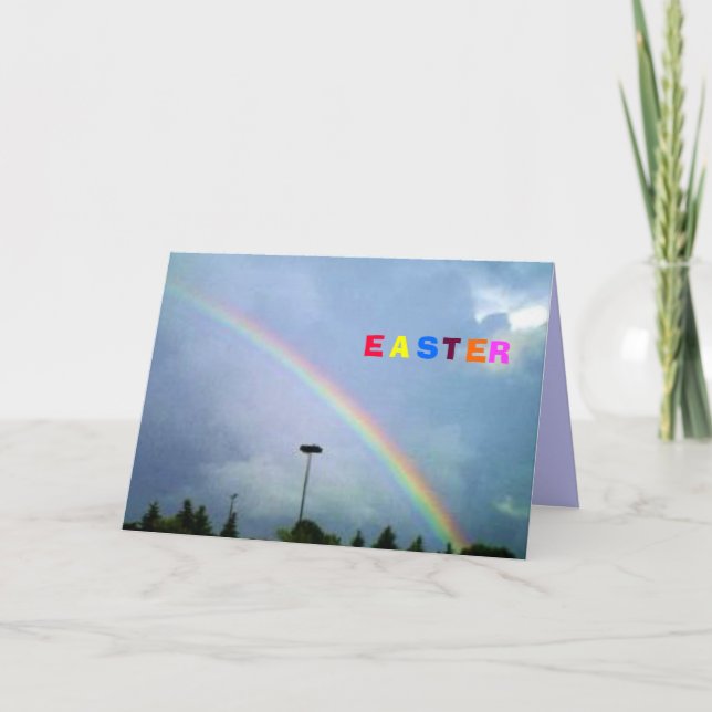 Carte EASTER RAINBOW (Devant)