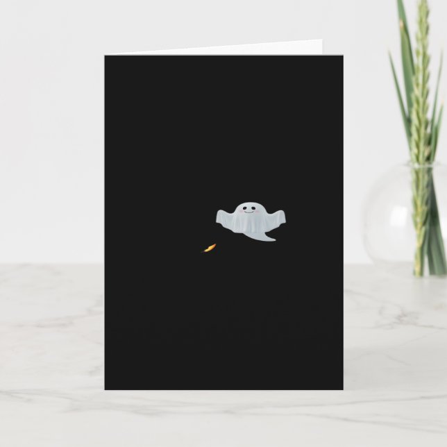 Carte Eat Drink And Be Scary Halloween Trendy Casual  (Devant)