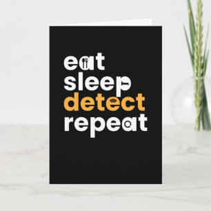 Carte Eat Sleep Détection Répéter