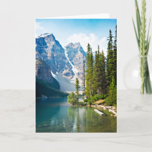 Carte Eau Moraine Lake, Canada