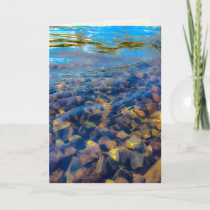 Carte Eau naturelle fluide et LISSE et vagues douces