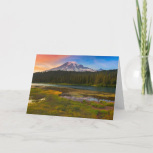 Carte Eau   Parc national du Mont Rainier, Washington