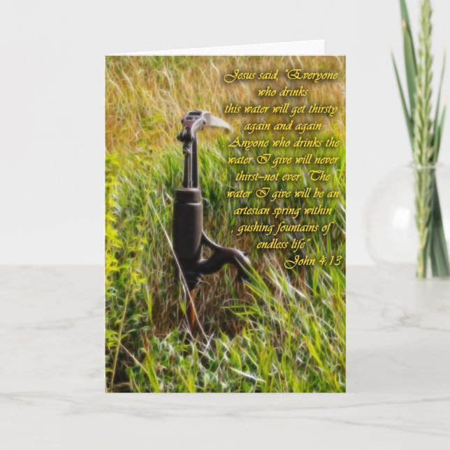 Carte Eau vive John 4 Inspiration (Devant)