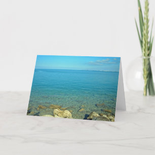 Carte Eaux bleues vertes des Bermudes