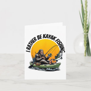 Carte Eaux côtières amusantes qui pataugent Bigfoot Kaya