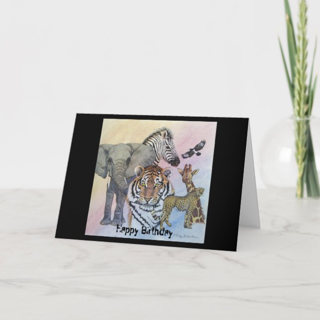 Carte Échantillonneur de safari (Devant)