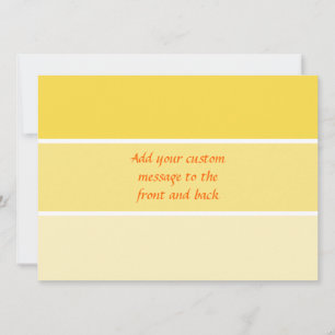 Carte Échantillons de peinture jaune soleil