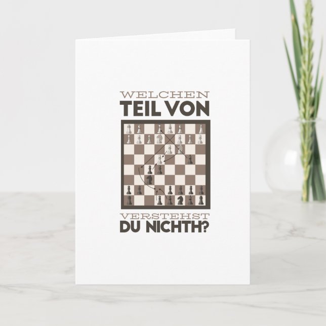 Carte Échecs amusants (Devant)