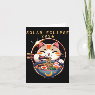Carte Éclipse solaire 8 avril 2024 Astronomie Chat Kawai