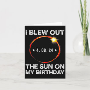 Carte Eclipse Solaire Anniversaire J'Ai Éclaté Le Soleil