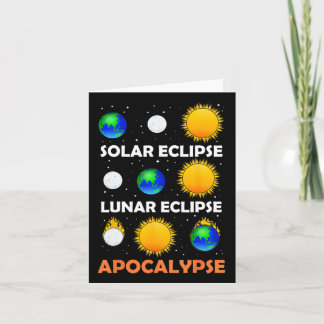 Carte Éclipse solaire Éclipse lunaire Enseignant de scie