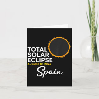 Carte Éclipse solaire totale en Espagne le 12 août 2026