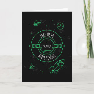 Carte École biblique de vacances Vbs 2019 vers Mars et a