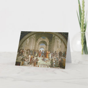 Carte École d'Athènes, du della de strophe