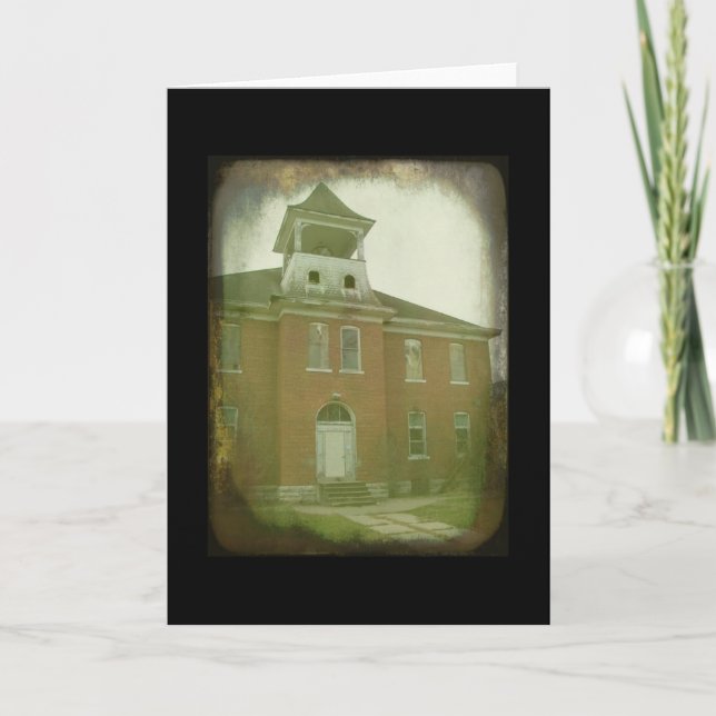 Carte École d'Oakville, Iowa (Devant)