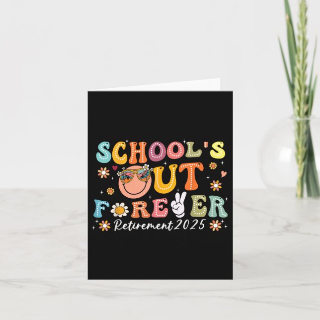 Carte Écoles Sorties Retraite Forever 2025 Enseignants H (Devant)